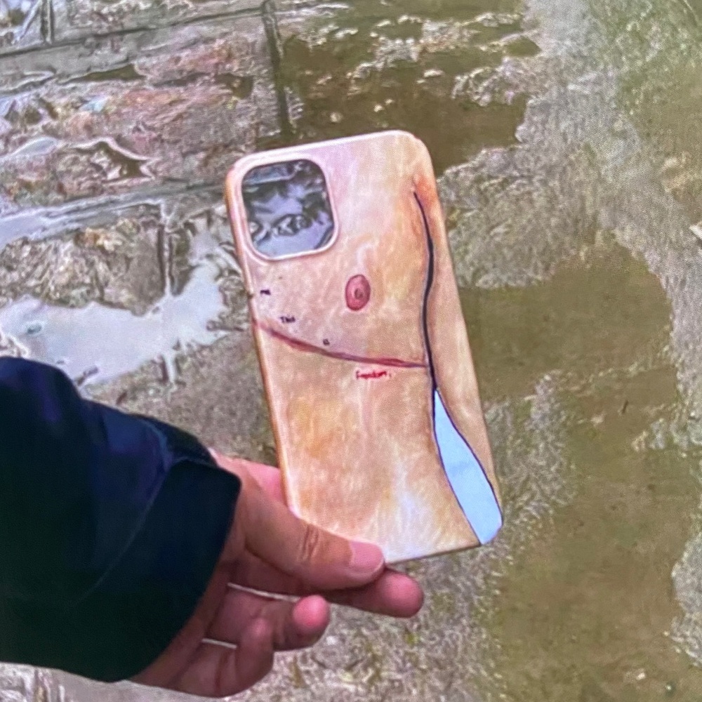 Artistic Phone Case with Abstract Design